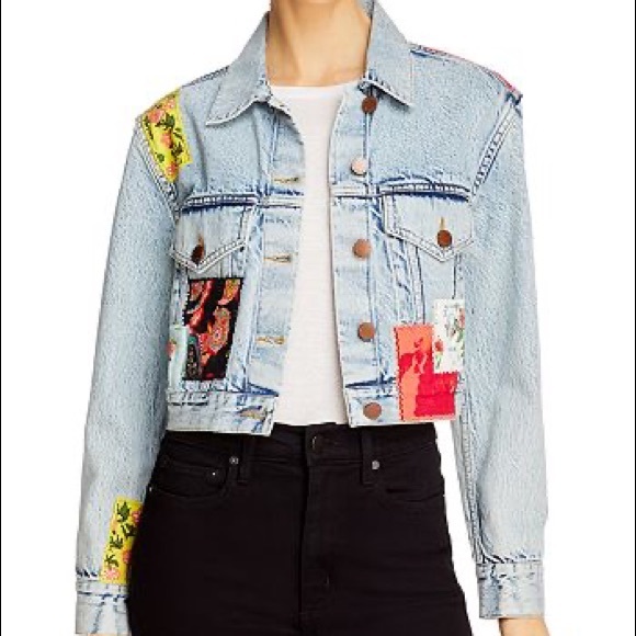 Alice + Olivia Jackets & Blazers - Alice + Olivia crop denim jacket NEW